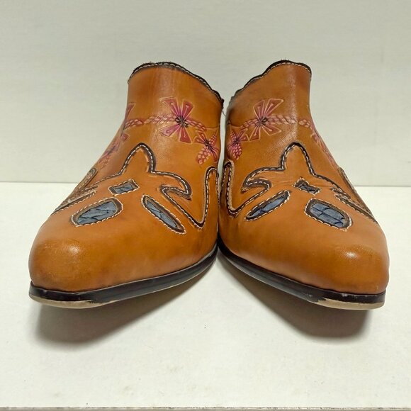 *RARE* Corkys Elite Leather Flame Mules - Picture 2 of 12